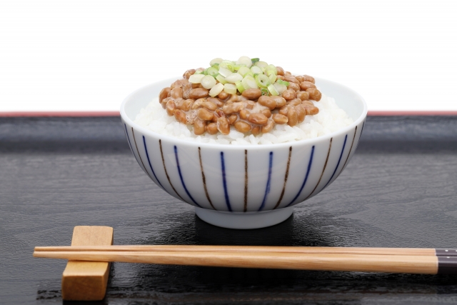 納豆ご飯の写真